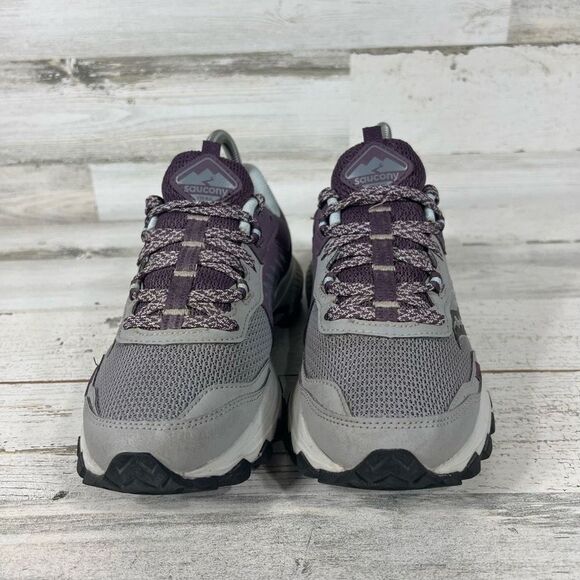 Saucony Womens Excursion TR15 Trail Running‎ Shoe Gray & Purple Size 7.5 - Picture 4 of 8